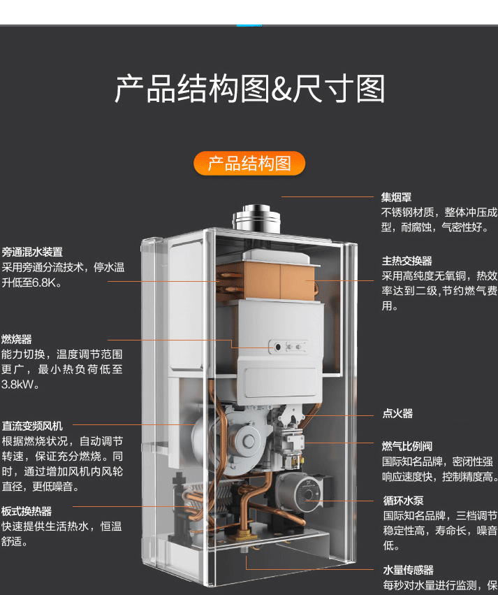 林内暖适G55系列燃气壁挂炉_08